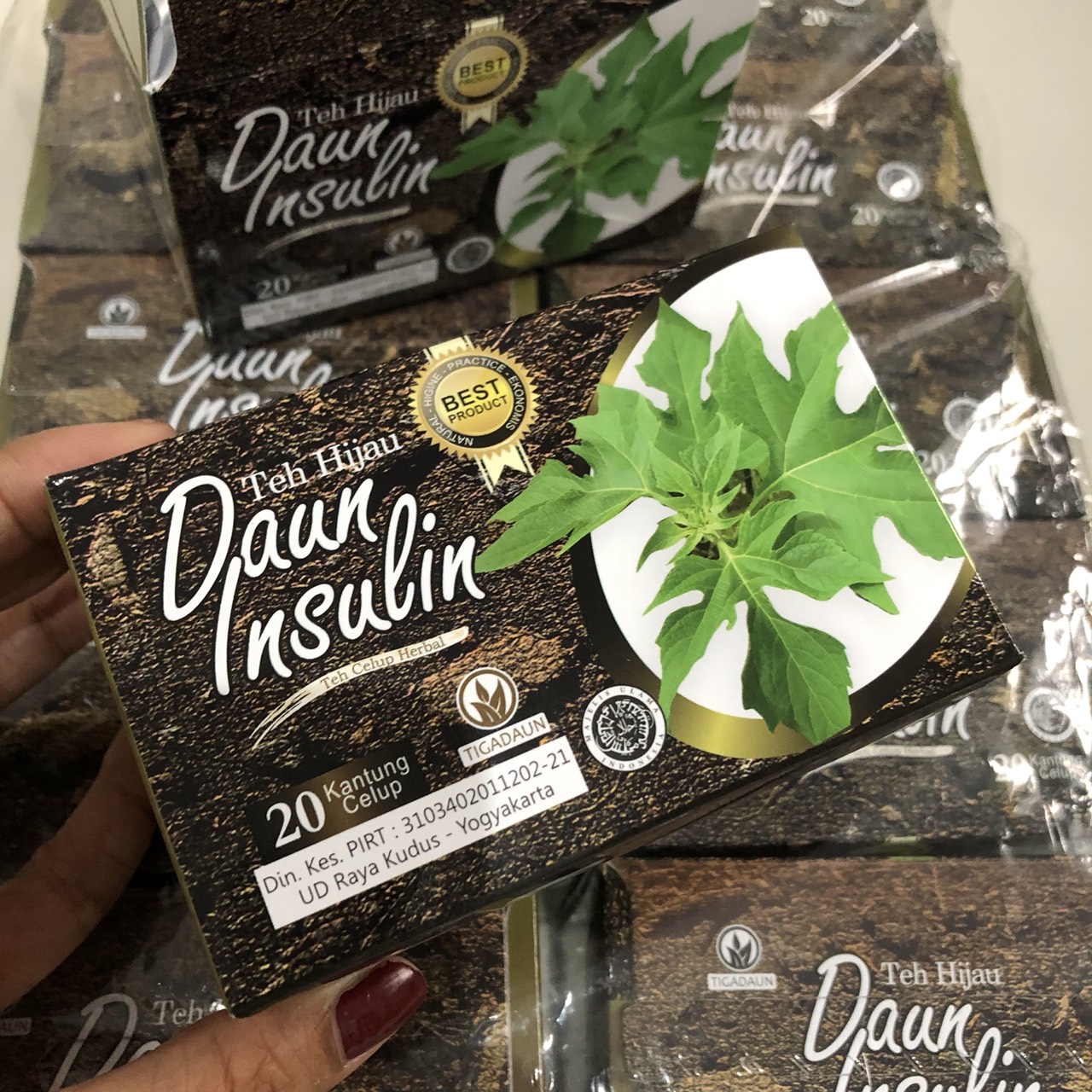 Jual Teh hijau daun insulin Murah Kwalitas Tas Import 